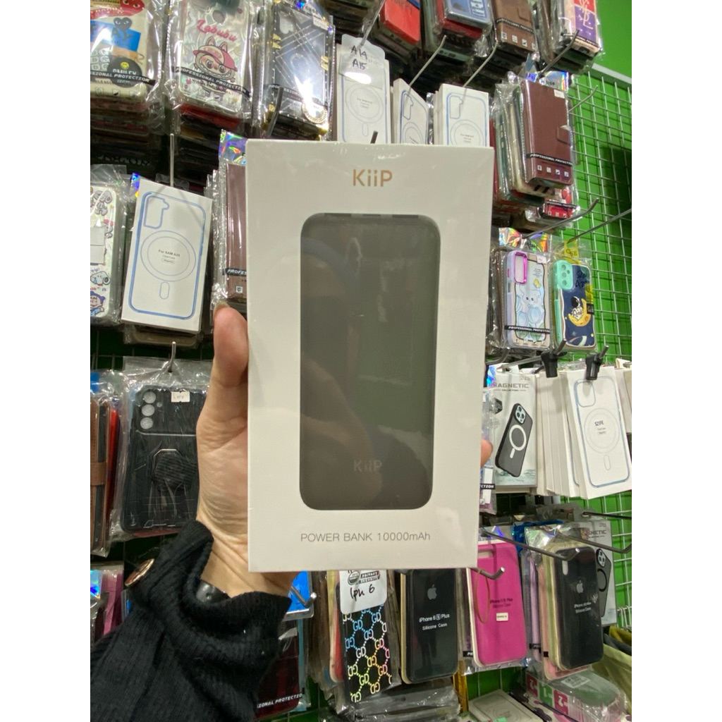 KiiP E33 E33C Power Bank Slim 10000mAh Dual Input Type-C Micro USB Port