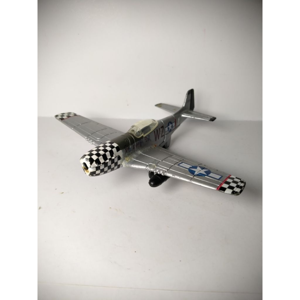 Diecast Airplane Pesawat Mustang P-51 Motormax ,,Loose Second