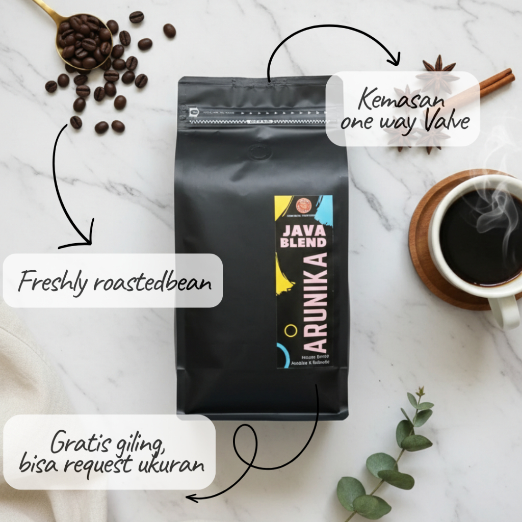 House Blend Arabika Robusta Java Bold Arunika