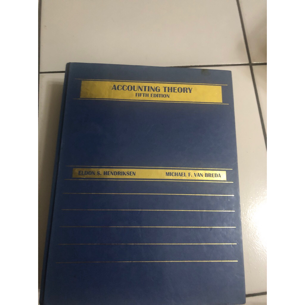 ACCOUNTING THEORY  fifth edition