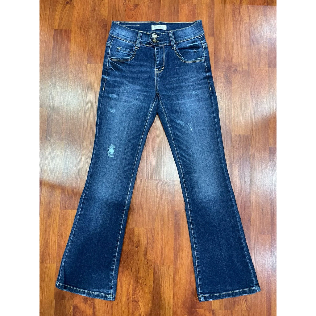 CUTBRAY JEANSLINE RIPPED JEANS-Celana Cutbray7/9 Stretch Wanita Jeansline Jeans