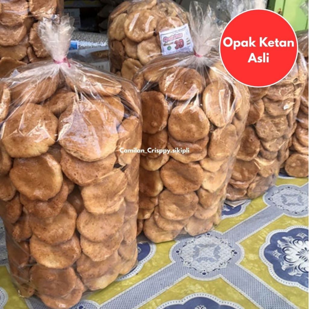 Opak Ketan Opak Oven Ketan Asli Gurih Renyah - Oleh Oleh Khas Tasikmalaya