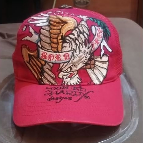 topi Ed Hardy collab Christian Audigier,trucker,cap osfm.