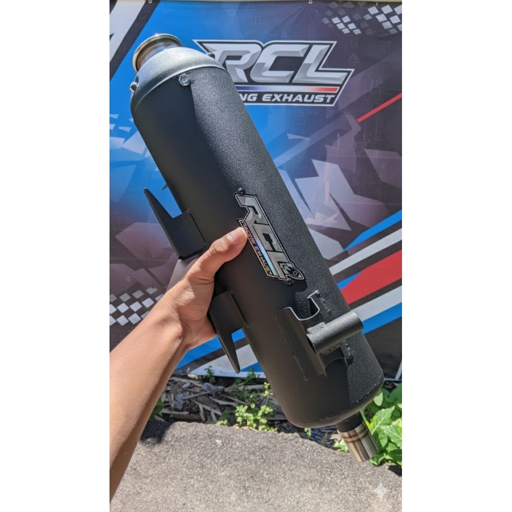 Knalpot Moncong Kenochi Standar Racing RCL HanterSpeed Untuk Mio,Vario,Beat Dll,inlet,28-38