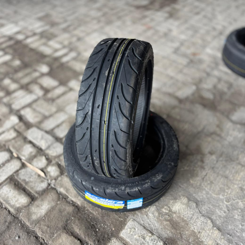 BAN MOBIL TUBLES SEMI BALAP UKURAN 195/50 R15 ACCELERA 651 SPORT TW 200 BAN SEMISLICK RING 15