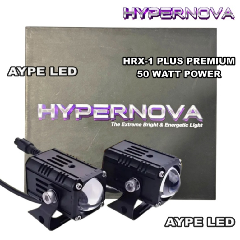 HYPERNOVA Lampu Tembak Led HRX-1 PLUS 50 WATT X1 LENS New series Mini Laser HYPERNOVA