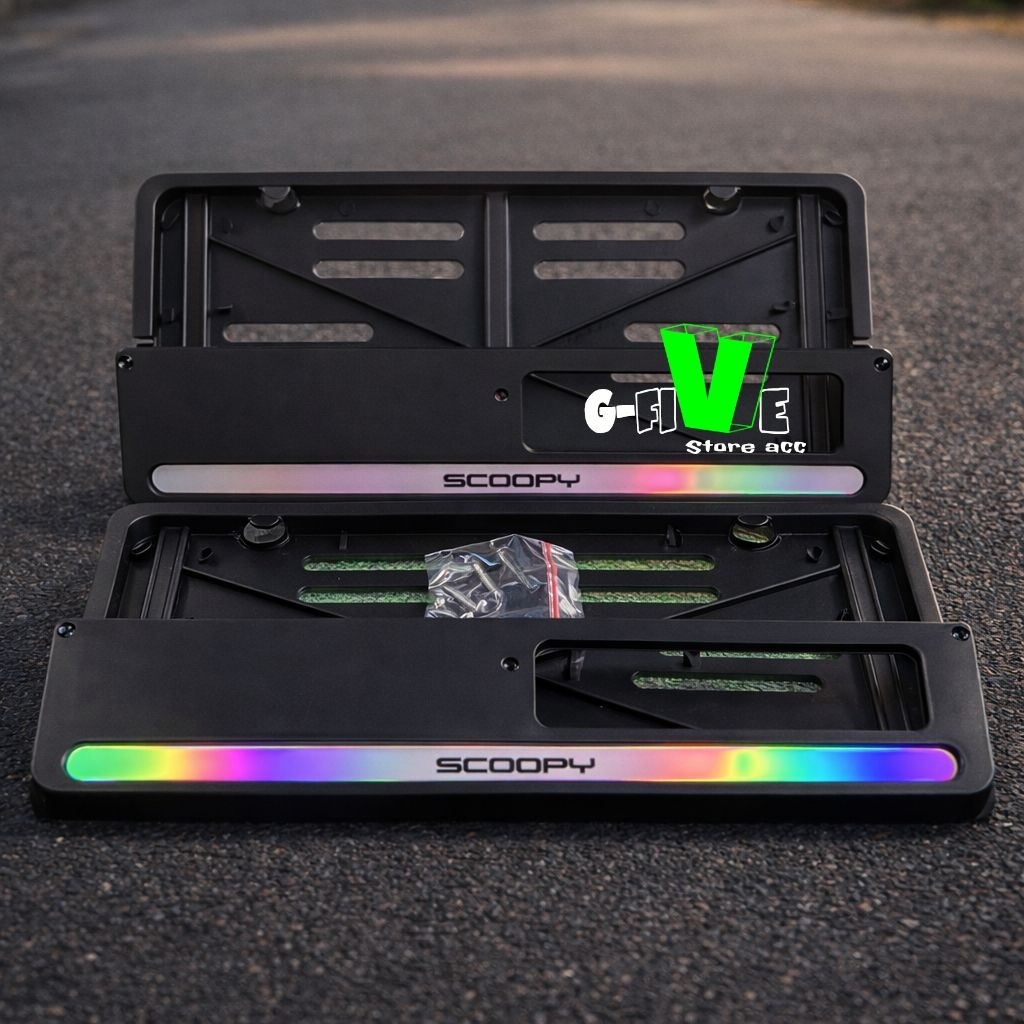 Dudukan Plat Nomor Motor Scoopy | Frame Plat Nomor Scoopy | Aksesoris Motor Variasi Honda Scoopy