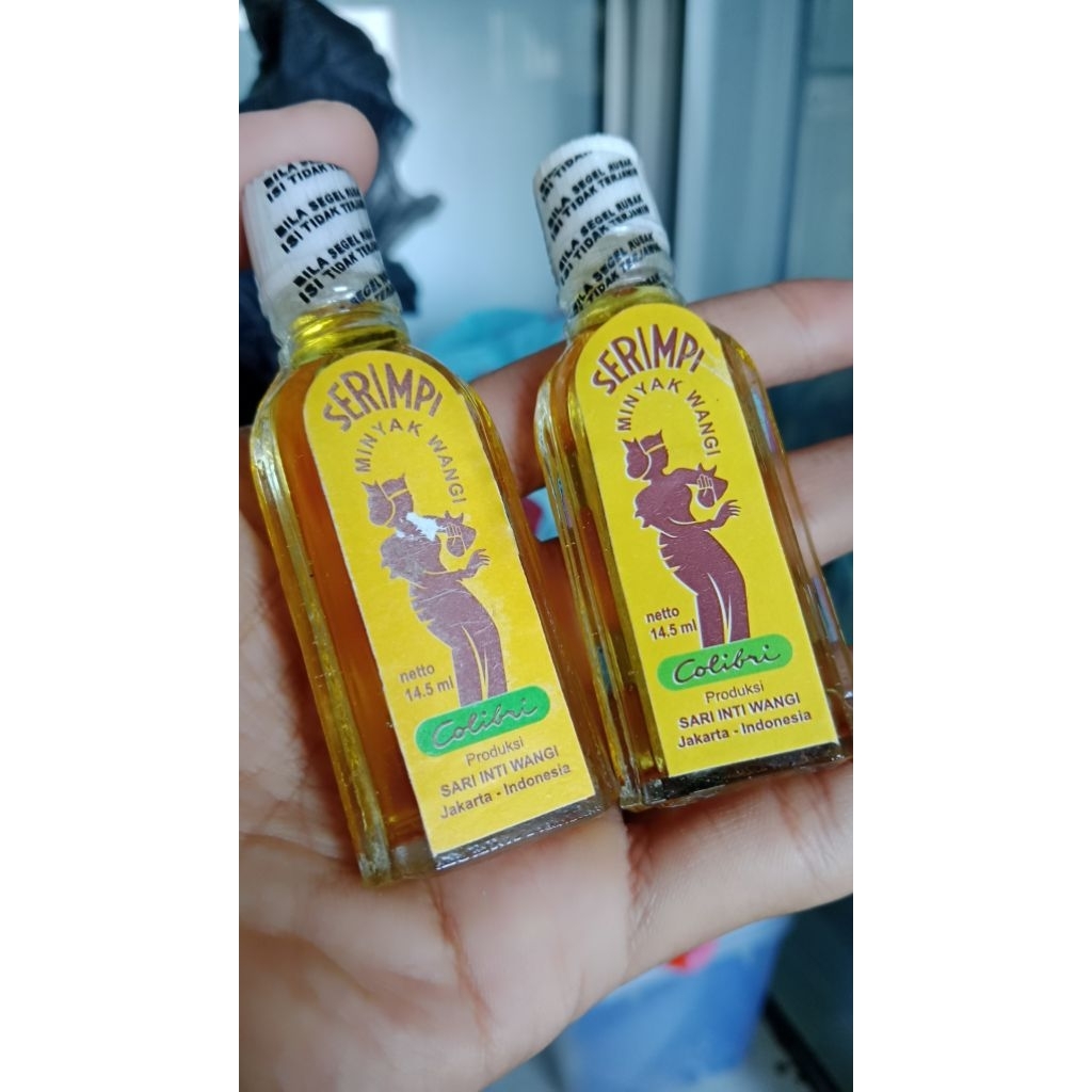 Minyak Parfum Serimpi Putih 14,5ml - Aroma Serimpi Asli, Pewangi Tradisional, Warna Putih