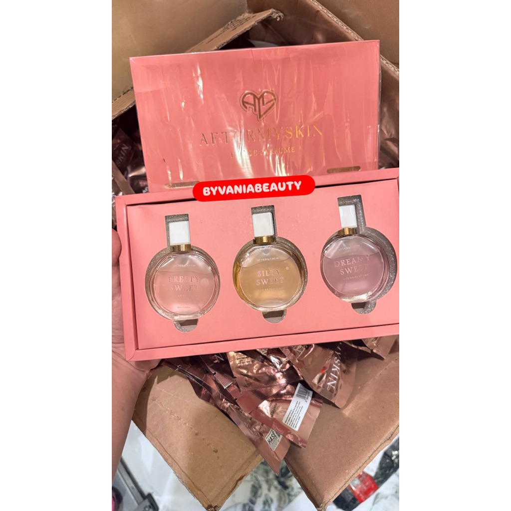 PARFUM AFTERMYSKIN PRETTY SWEET SILKY SWEET DREAMY SWEET CHERRY PIE ROMANTIC SWEET GIRL ON LOVE VELV