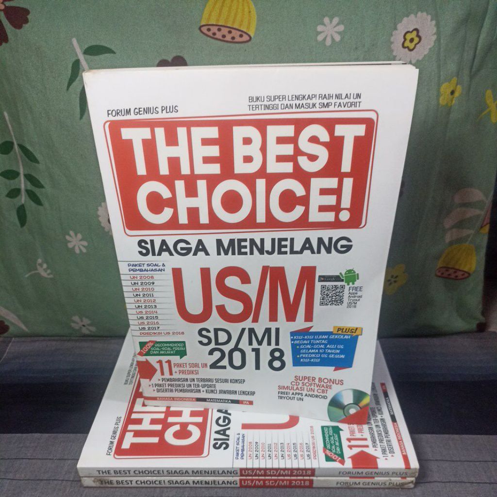 BUKU PENDIDIKAN PELAJARAN LATIHAN SOAL / THE BEST CHOICE US/M SD&MI / ORIGINAL