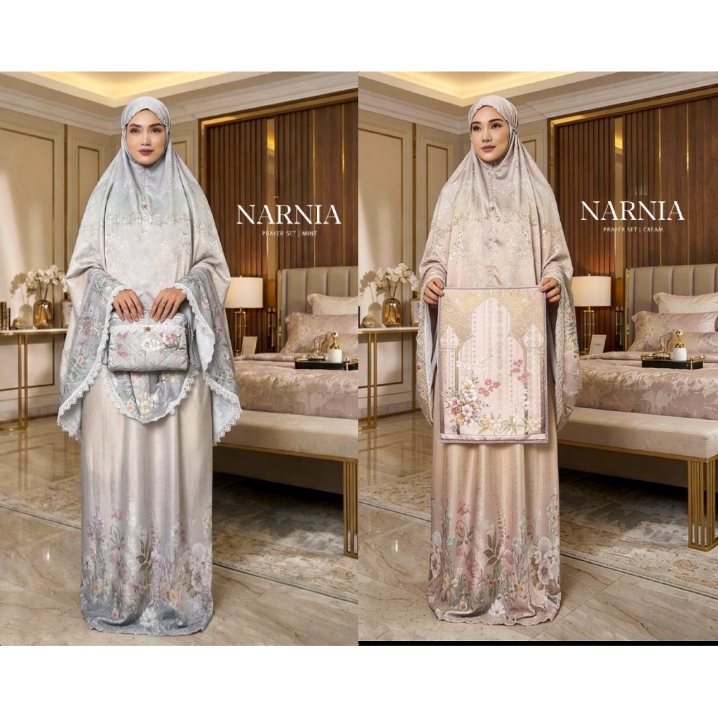 MUKENA LEBARAN 2026 NARNIA PRAYER SET SERIES RAYA MAYRA
