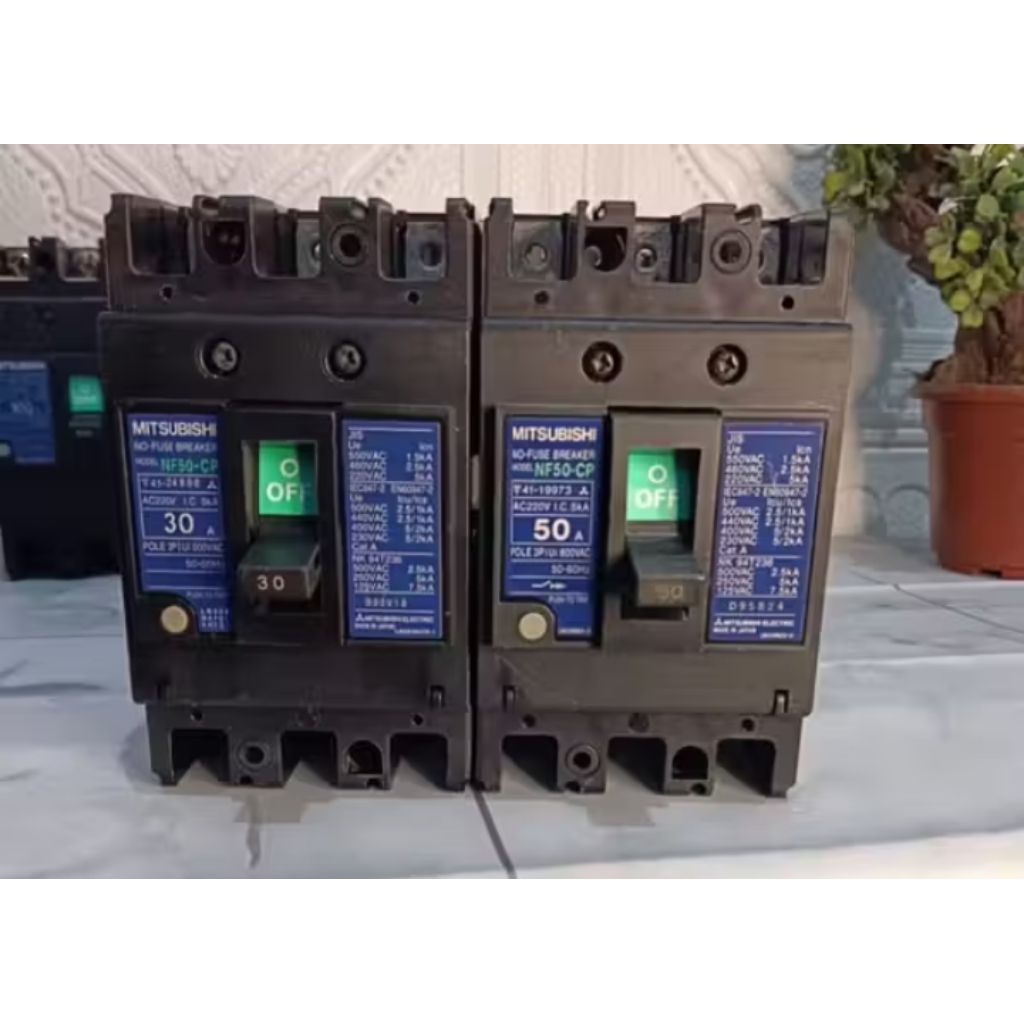 MCCB 3PASE MITSUBISHI 30A - 40A - 50A