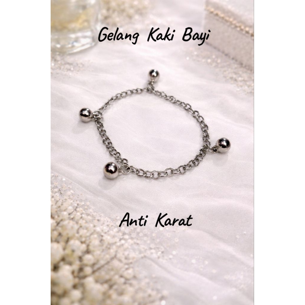 Gelang Kaki Bayi Krincingan Gelang Kaki Lonceng Gelang Kaki Rantai Bayi Monel