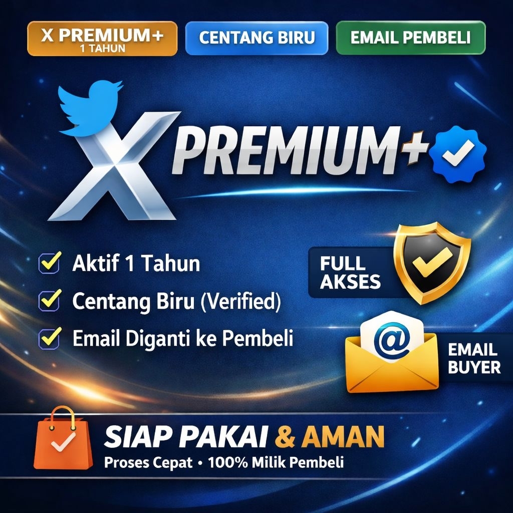 AKUN FRESH X TWITTER PREM+| VERIFIED | SIAP PAKAI