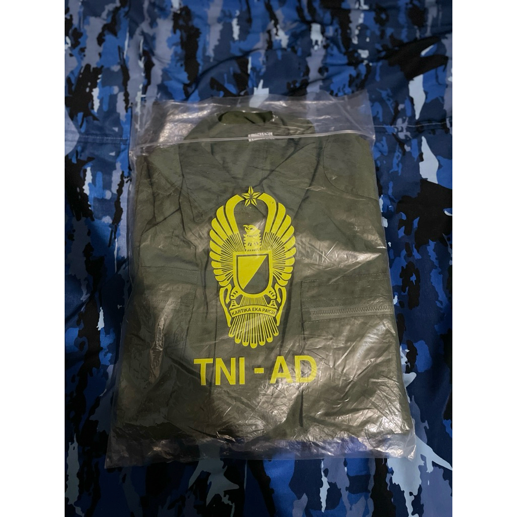 Wearpack  / seragam teknik jatah zeni TNI AD