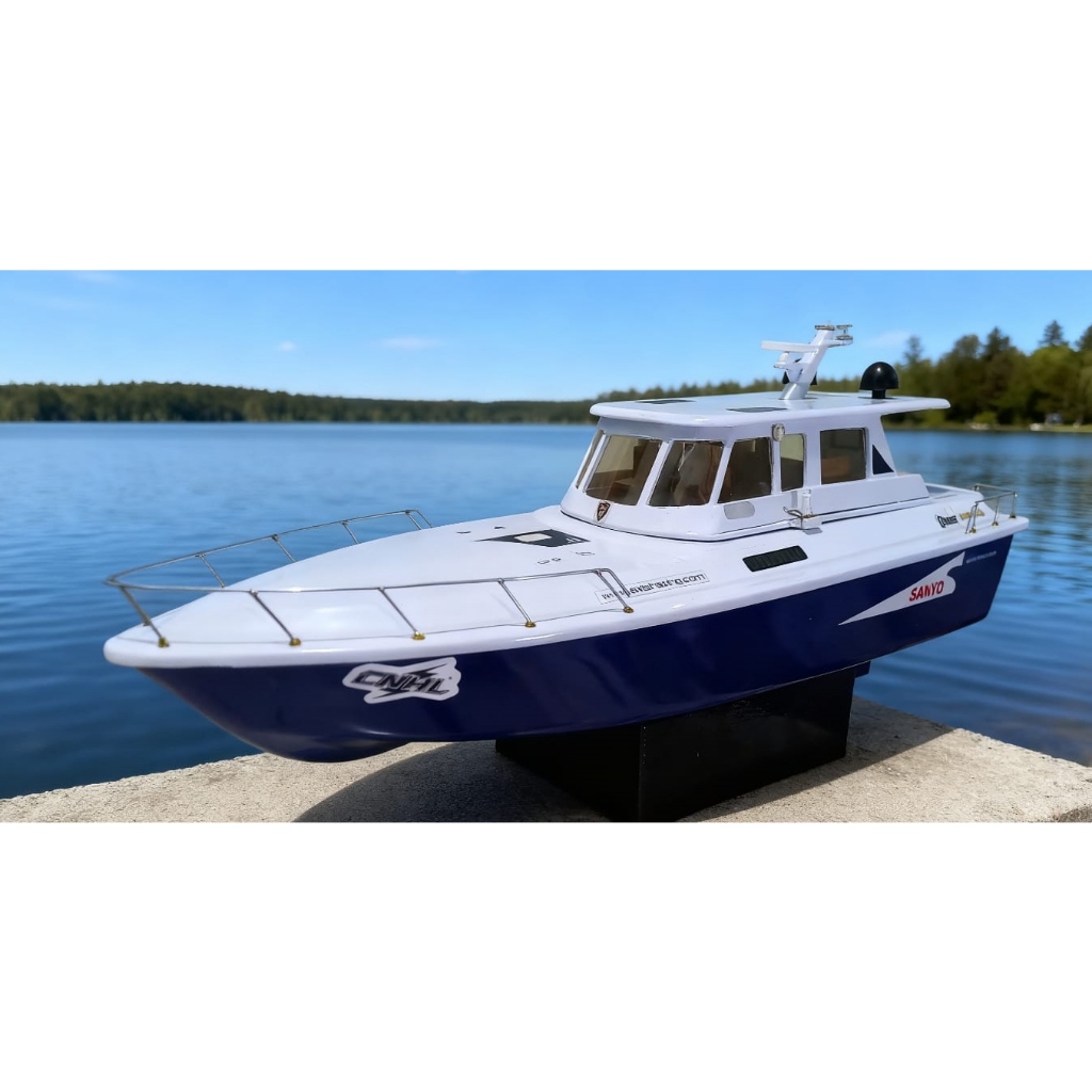 Rc boat yach elektrik saiber evo