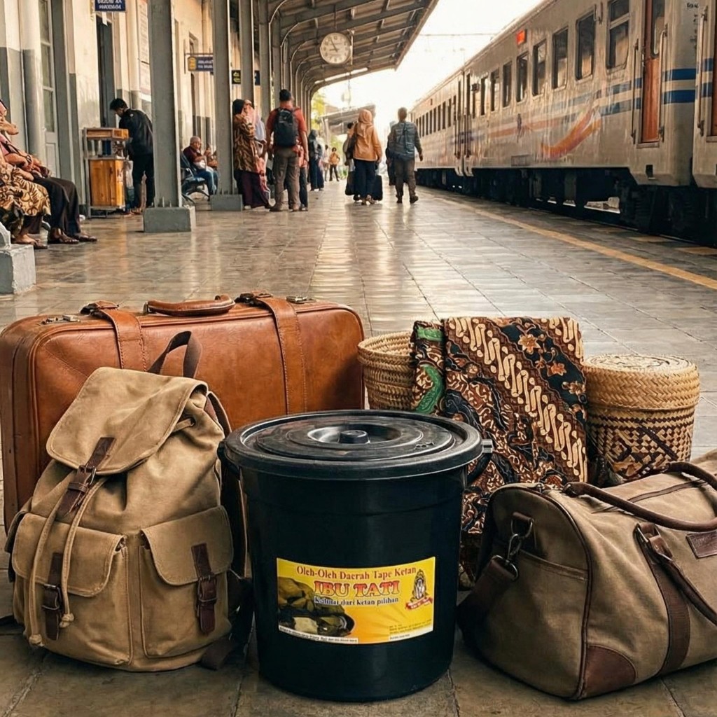 Tape Ketan Ember Ibu Hj.Tati Isi 80 Pcs Khas Kuningan/Cirebon