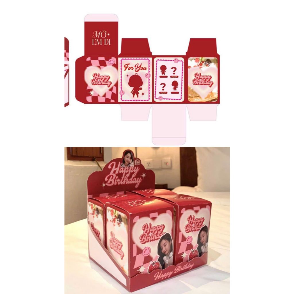 12 pcs blind box karakter lucu / blind box imlek/ blind box