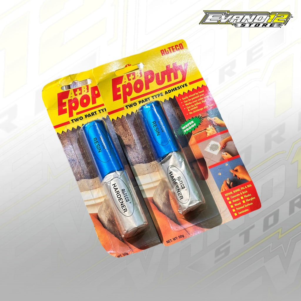 Lem Kapal Porting Tahan Bensin/ Bahan Kimia Lem Epo Putty Terkuat 50gram