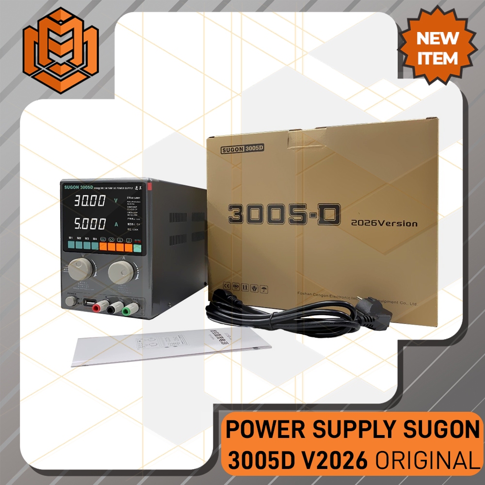 Power Supply Sugon 3005D / SUGON 3005D 30V 5A DC Power Supply Adjustable 4 Digit Original | Sugon