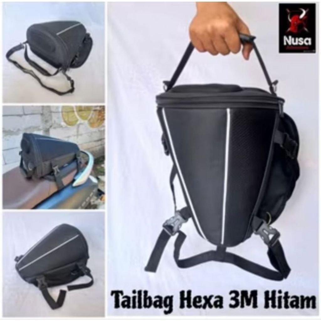 Tas talibag tas jok motor touring harian tas jok belakang motor harian touring