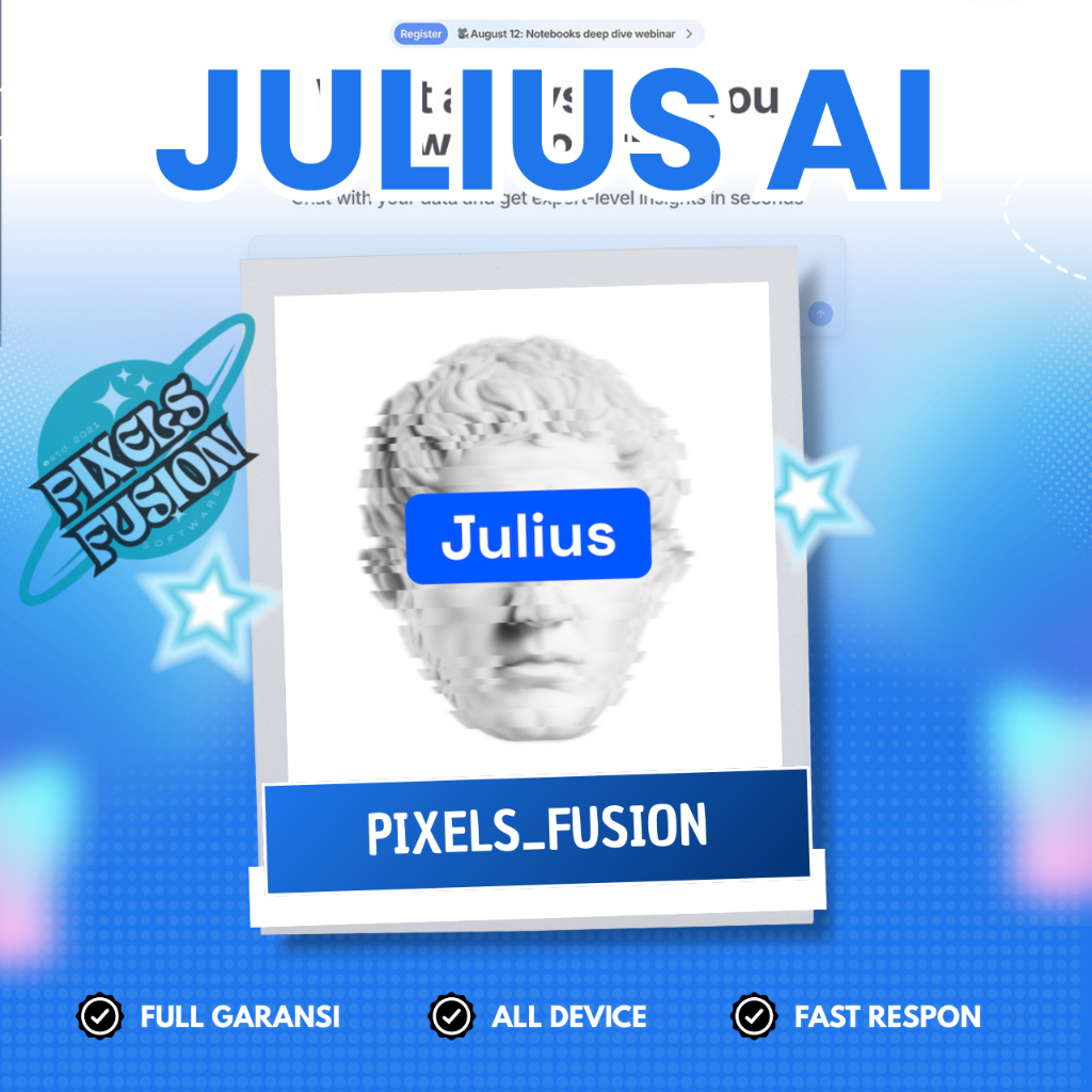 [1 BULAN] Julius AI Premium | Chat with Your Data Using AI | Full Garansi