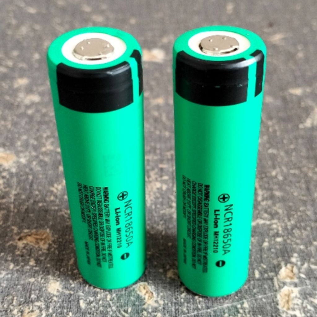 Baterai lithium NCR 18650A Set Japan Original