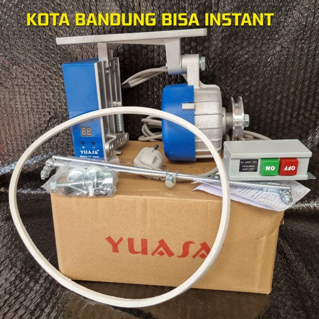 dinamo servo yuasa 5000rpm BARU ORIGINAL 100% serko serpo serfo mesin jahit juki typical brother yam