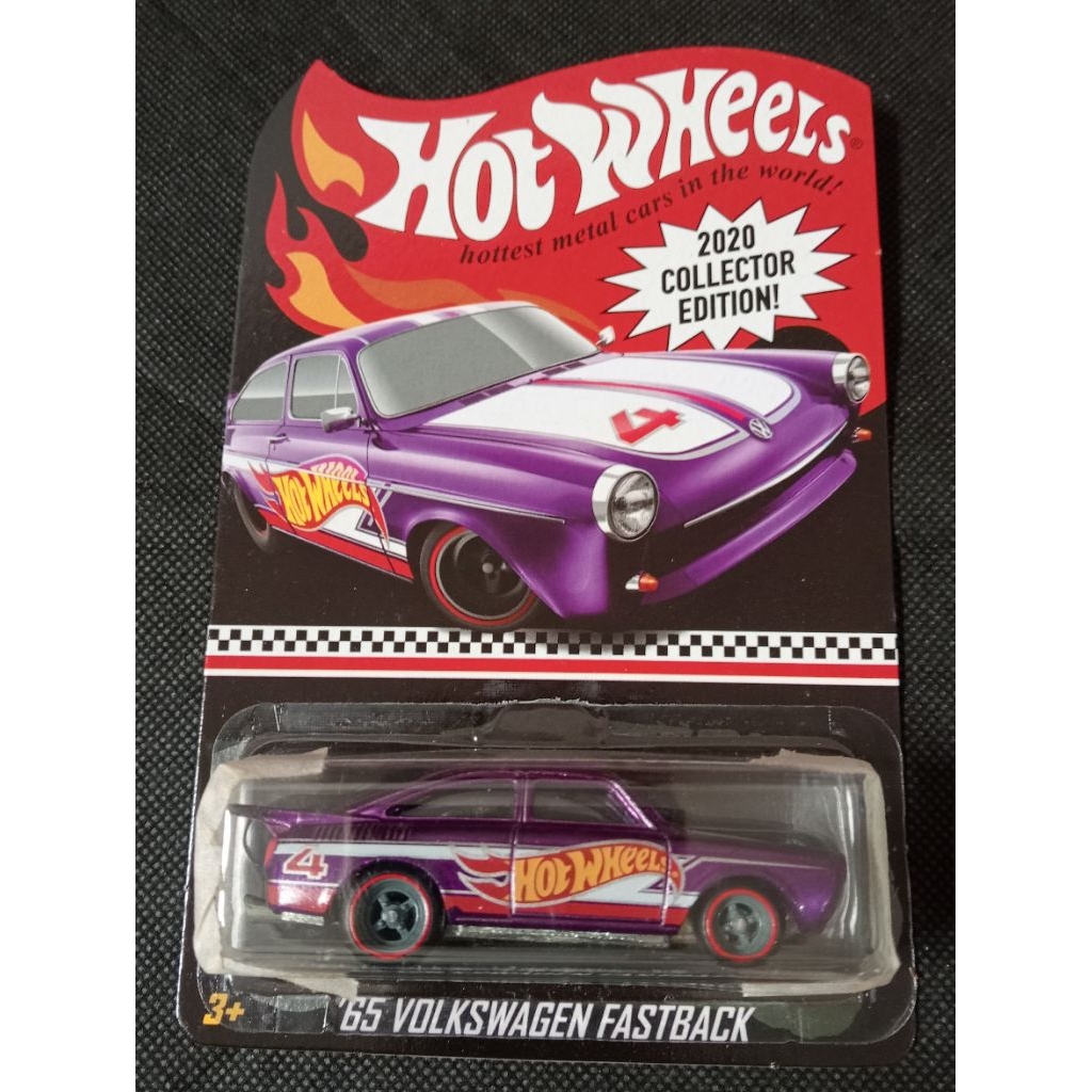 HOT WHEELS '65 VOLKSWAGEN FASTBACK 2020 COLLECTOR EDITION FREE PROTECTOR