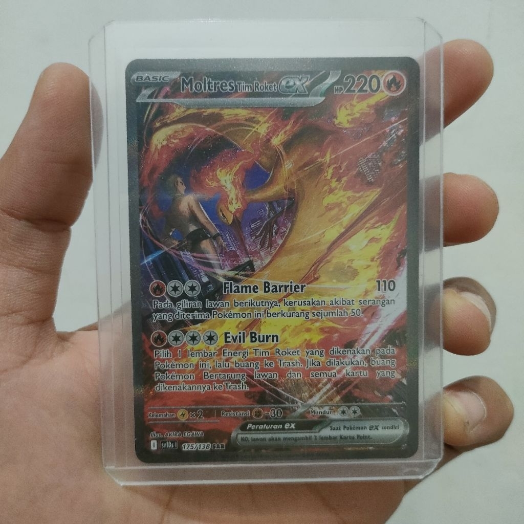 moltres tim roket ex sar sv10s pokemon TCG Indonesia
