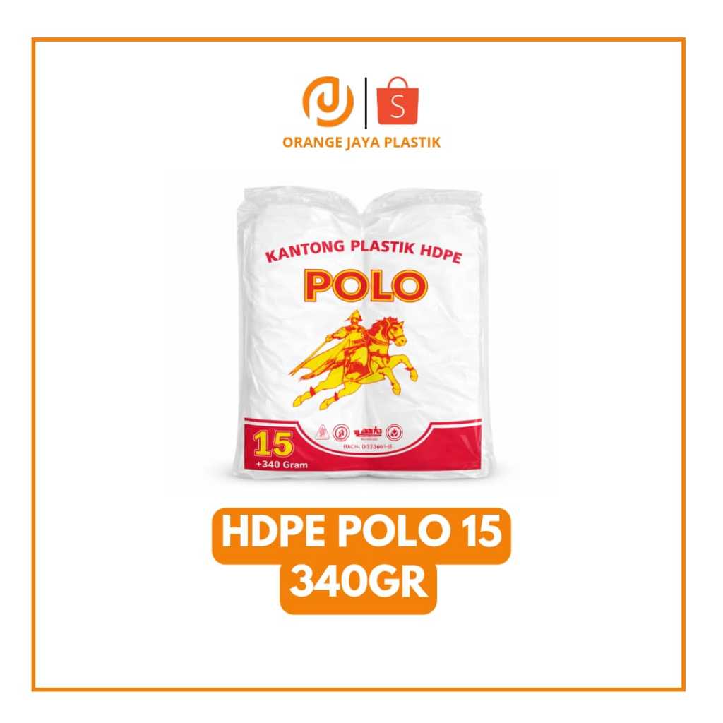 Plastik HDPE Bening Polo 15 | Polo 24 cm – Kantong Plastik Transparan Tebal 340g