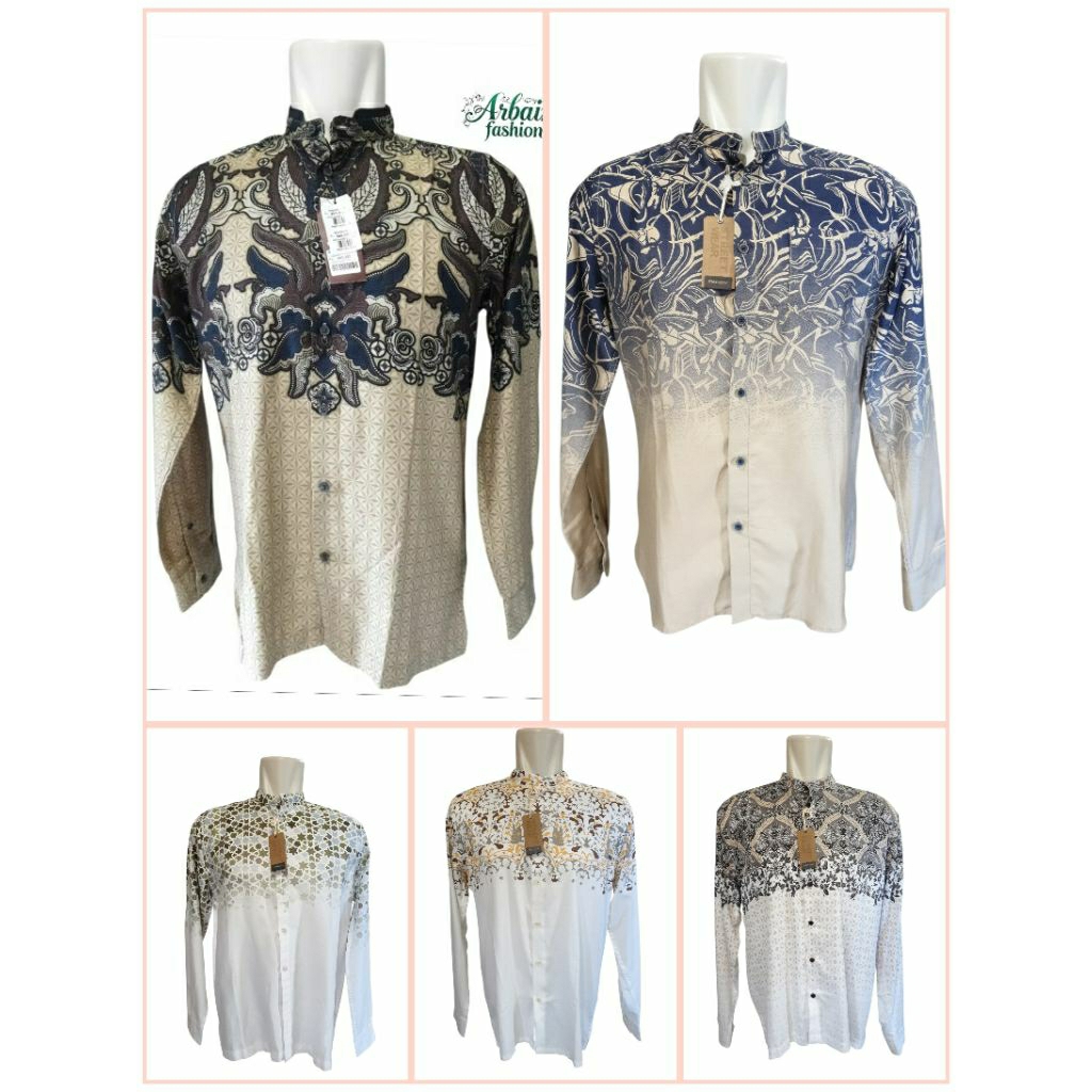 MANZONE Kemeja koko pria lengan panjang original