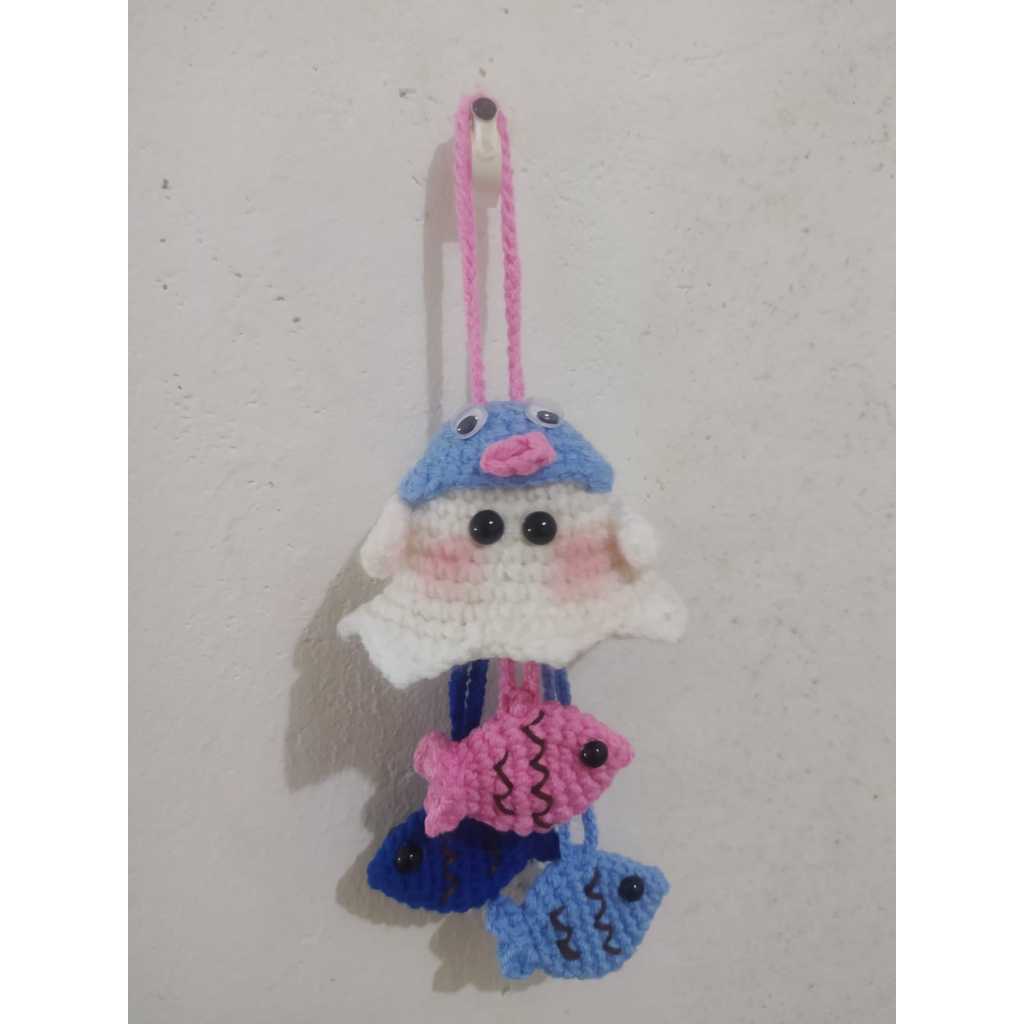 Keychain/Gantungan Kunci/Charm/Ganci/Gantungan Tas/Gantungan HP Rajutan/Crochet/Amigurumi Halloween 