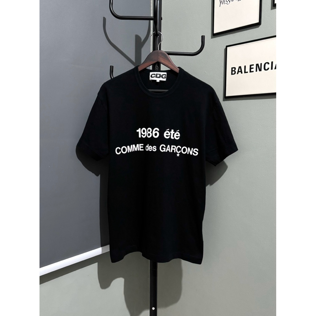 CDG COMME des GARCONS TSHIRT BLACK