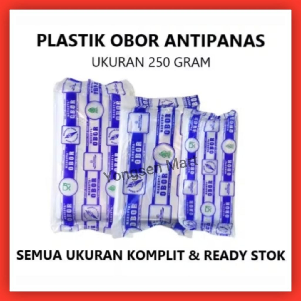 Plastik HD Anti Panas Mahkota OBOR 1/4kg 1/2kg 1kg 2kg 10x20 12x25 15x30 20x35 25x40