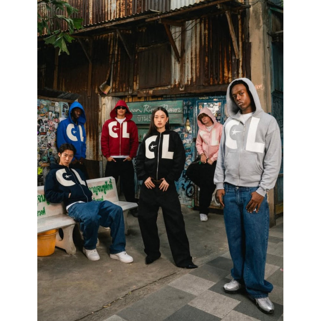 [ ORIGINAL 100% ] zip hoodie calle de rache CDL Black,Pink,Brown,Green,navy,abu misty,maroon