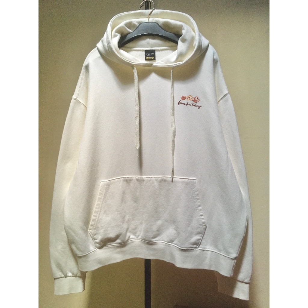 Hoodie Sweater Compagno CPGN Studio Krem Oversize Boxy