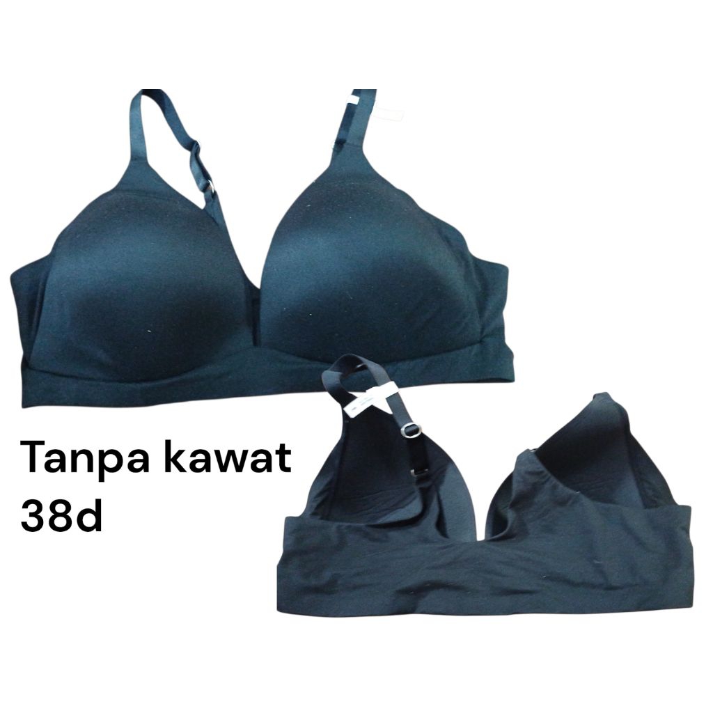 bra 38d 36b 34c  40b 32b  tanpa kawat pullover