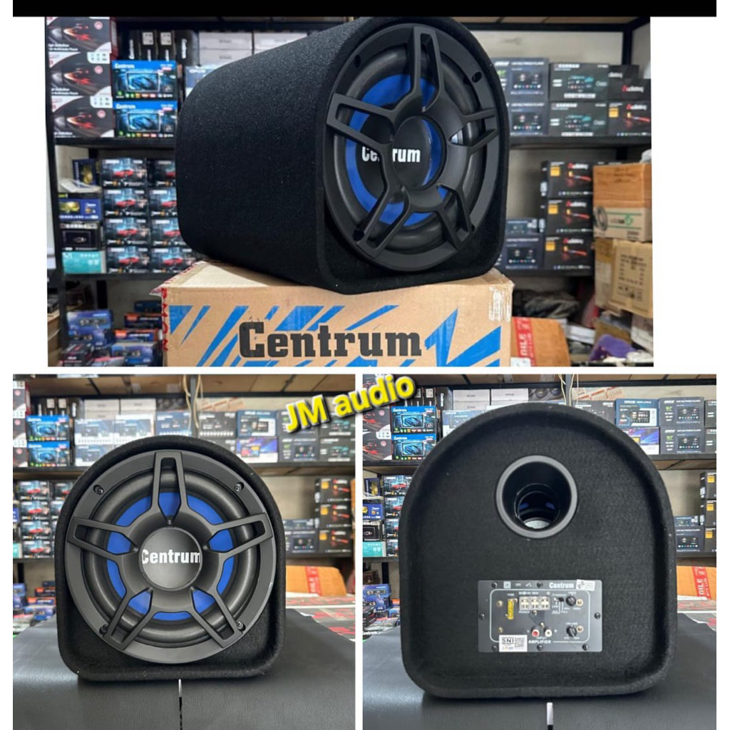 Speaker BASS TUBE ACTIVE Subwoofer 10inch CENTRUM Volt-XUniversal 12Volt (Mobil)
