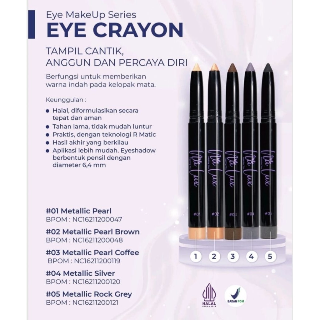 Nu Lux eye crayon Beli 1 gratis 1.