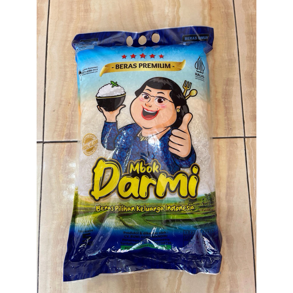 BERAS 5kg Mbok Darmi Premium