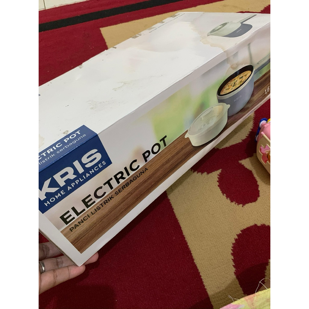 Panci Elektrik Kris Panci Listrik Kukusan Multifungsi