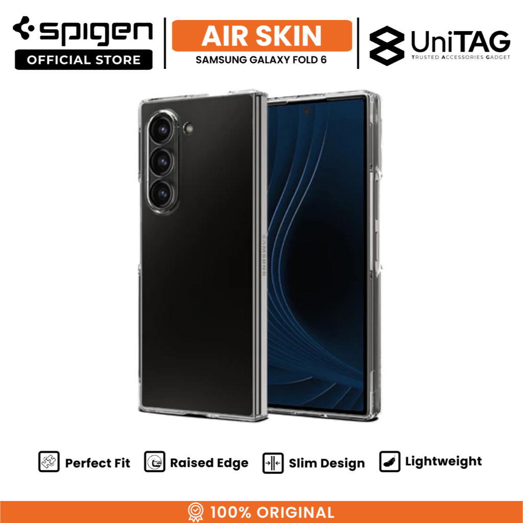 SPIGEN Case for Samsung Galaxy Z Fold 6 Air Skin Slim Thin Clear Casing