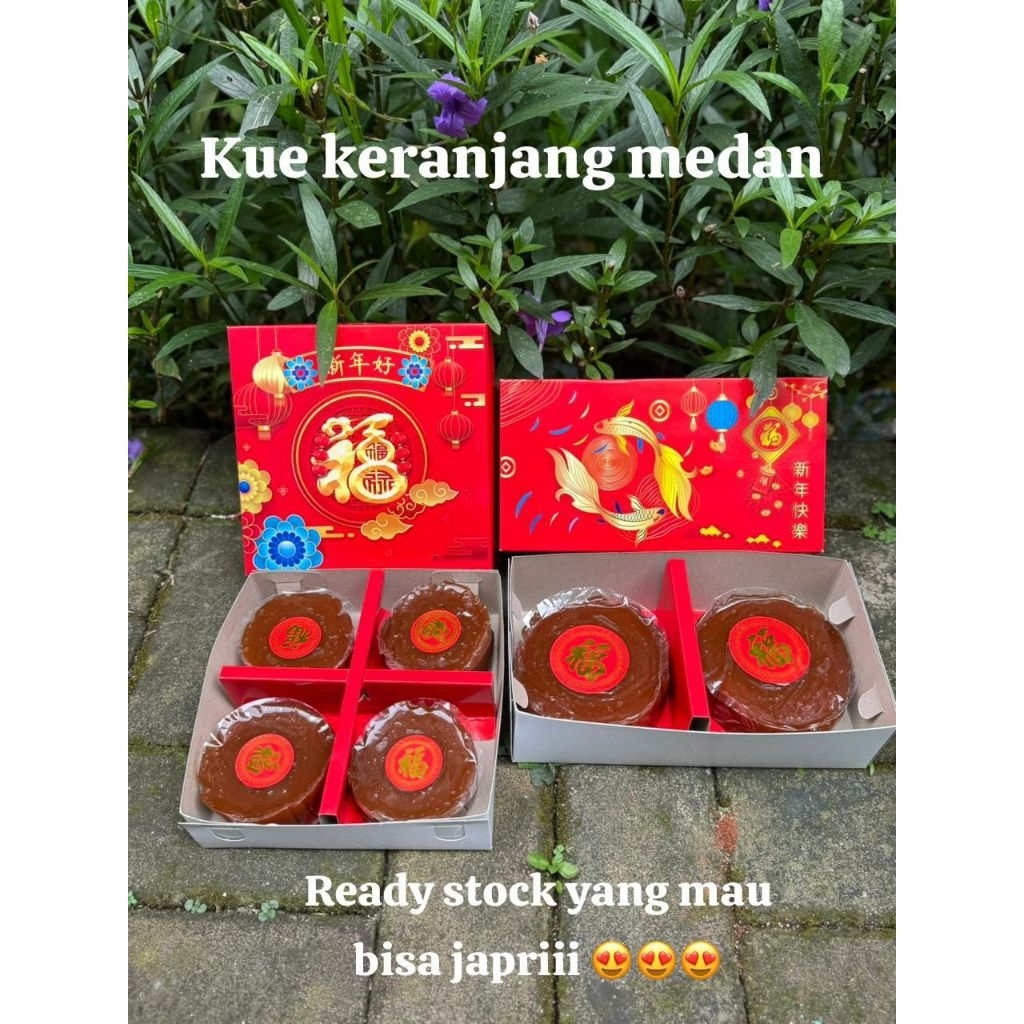 KUE KERANJANG MEDAN MERK YES, BERAT +-1KG, ISI 4