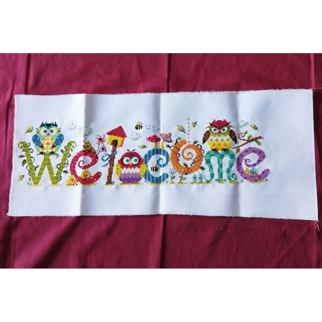 hiasan dinding kristik handmade