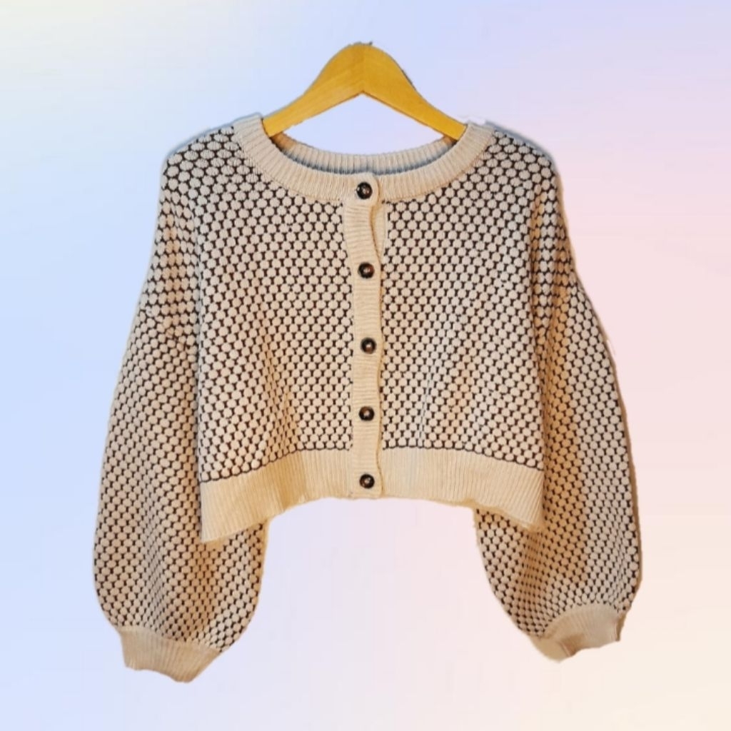 INGNI Cardigan Lengan Super Balon