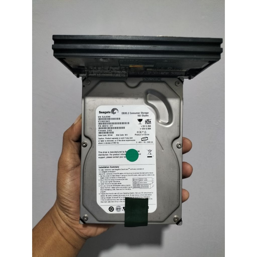 hardisk dalam PS2+na network adaptor