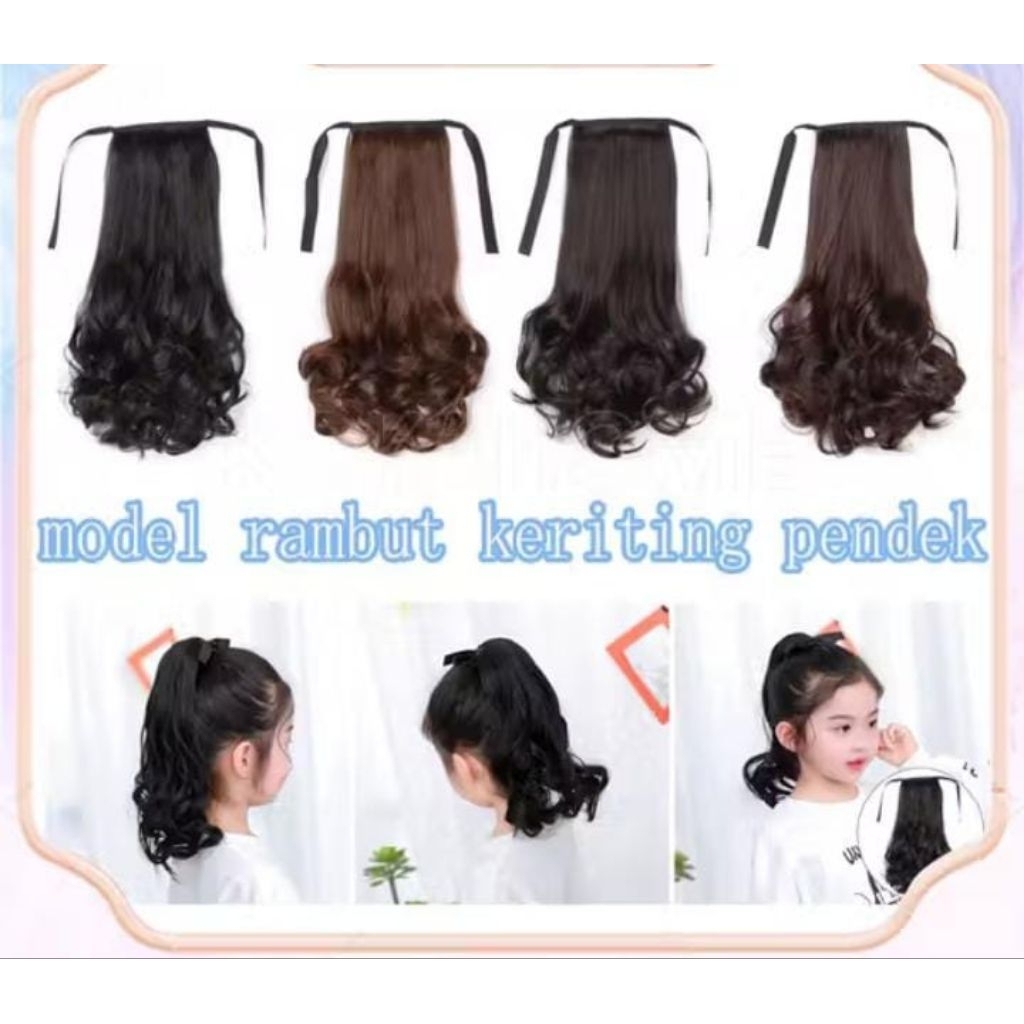 wik rambut anak palsu