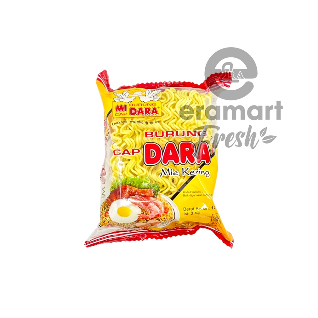 MIE BURUNG DARA KERING MERAH & PIPIH HIJAU / ERAMART