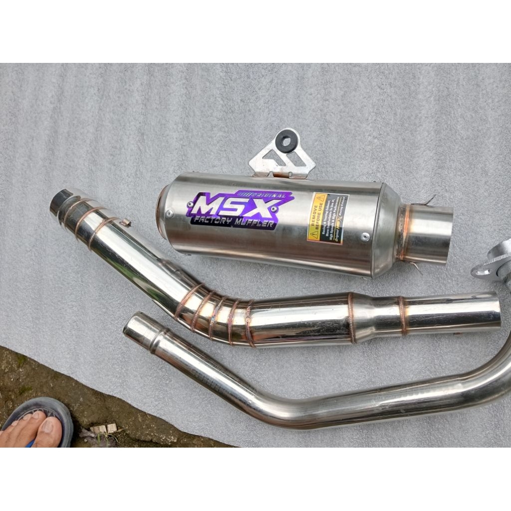 knalpot original msx gp1 paling mbois dos inlet 50 dpj satria Fu Vixion CBR Jupiter MX king Sonic gs